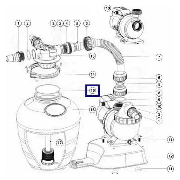 Резиновая прокладка под четырехпозиционный кран Emaux FSU (02010045) - Фото №2