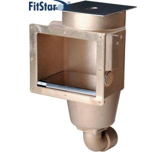 Fitstar А1262020 скиммер для бассейна из бронзы под бетон/лайнер