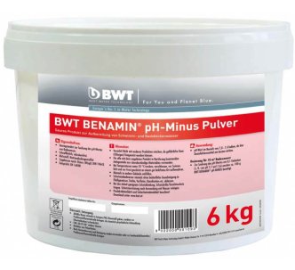BWT Benamin pH-minus Pulver средство для понижения рН, 6 кг