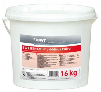 BWT Benamin pH-minus Pulver средство для понижения рН, 16 кг