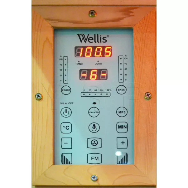 Wellis Helios 85*90*210см инфракрасная сауна  - Фото №7