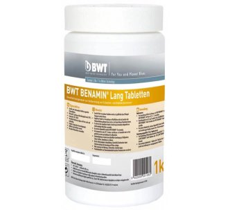 Тривалий хлор в таблетках (200г) BWT Benamin Lang 1 кг