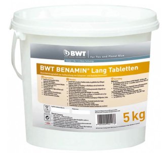 Тривалий хлор в таблетках (200г) BWT Benamin Lang 5 кг