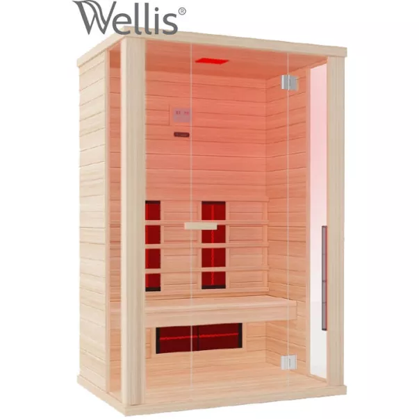 Wellis Solaris 120*120*210см инфракрасная сауна  - Фото №2