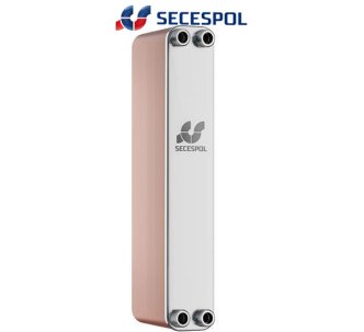 Secespol LA34-10-3 / 4 пластинчастий теплообмінник для опалення та ГВП