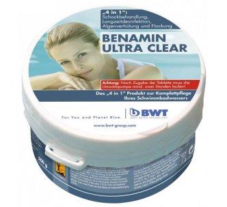 Мультифункцилнальное средство в таблетках 4 в 1 BWT Benamin Ultra Clear 0,5 кг