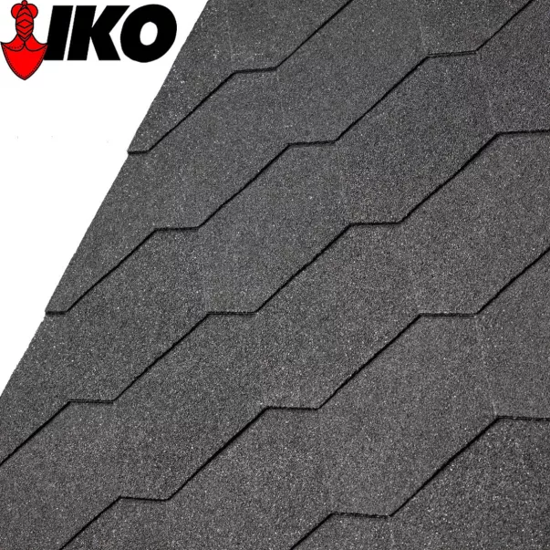 IKO Number One HEX Black бітумна черепиця