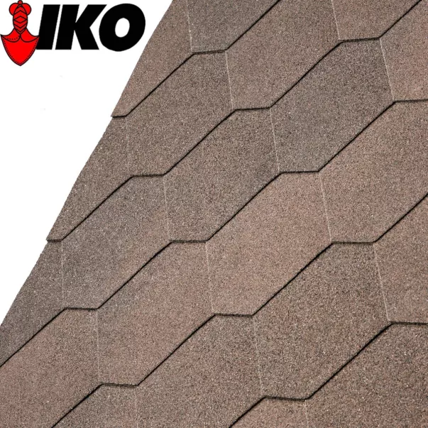IKO Number One HEX Brown бітумна черепиця