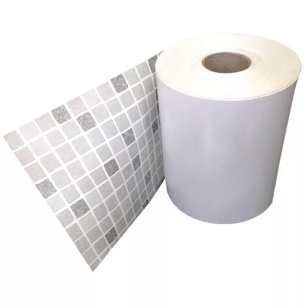 Elbe SUPRA Mosaic Grey ПВХ пленка для бассейна (лайнер) с акриловым лаковым покрытием - Фото №2