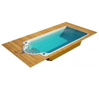 LuxePools Garda 800*370 см композитный бассейн премиум класса