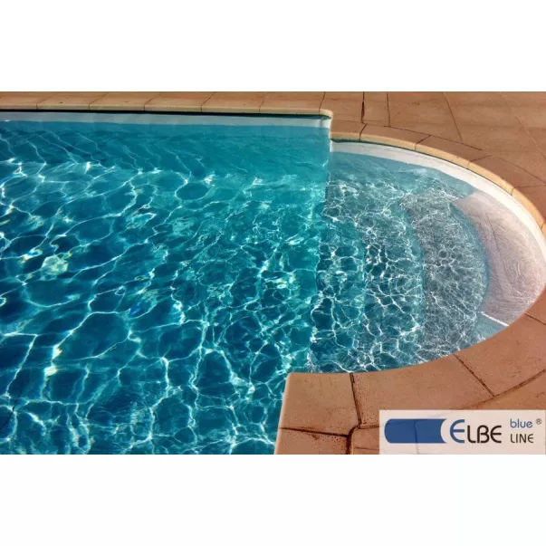 Elbe White Pearl ПВХ пленка для бассейна (лайнер) с акриловым лаковым покрытием - Фото №2
