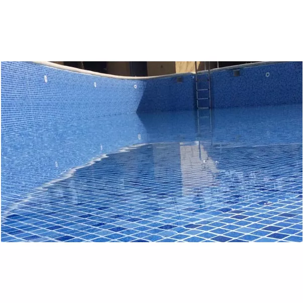 Elbe Mosaic Blue Anti Slip CLASSIC ПВХ плівка для басейну (лайнер) протиковзка - Фото №2