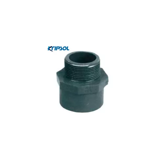 Муфта ПВХ клеевая редукционная с наружной резьбой  MR 30 63.C