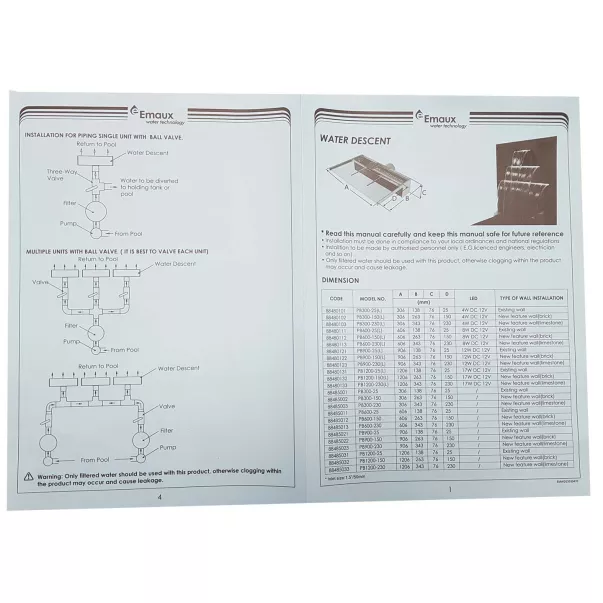 Emaux PB 300-150 стеновой водопад - Фото №17