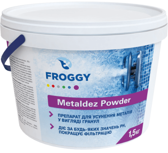 Froggy Metaldez Powder средство для очистки бассейна от металлов 1,5 кг