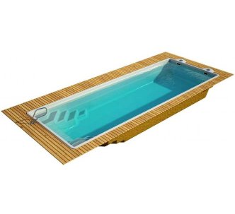 LuxePools Wanaka 1000*370 см композитный бассейн премиум класса