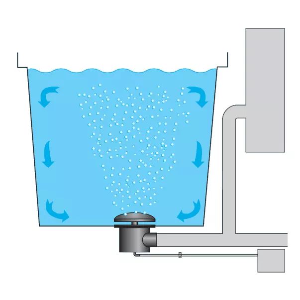 XClear донный забор для пруда под пленку с функцией аэратора - Фото №4