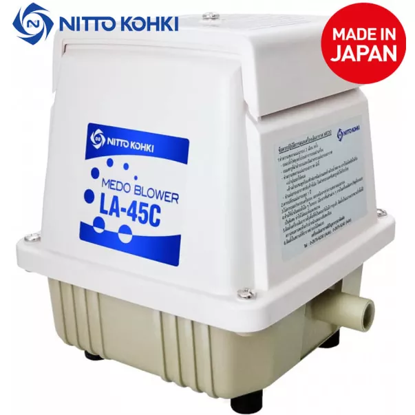 Nitto Kohki LA-45C компрессор для пруда поршневого типа - Фото №2