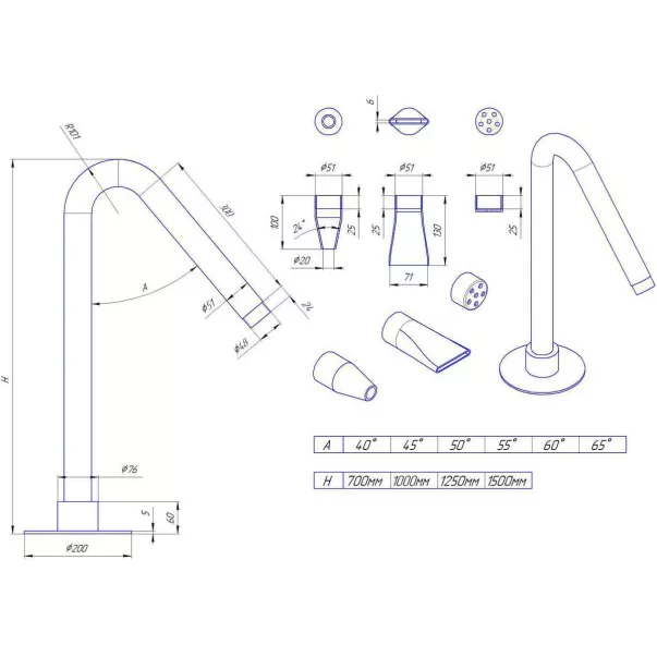Водоспад для басейну 