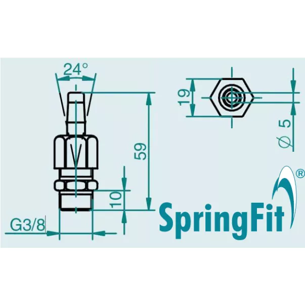 SpringFit Comet3-5 насадка для фонтану - Фото №2