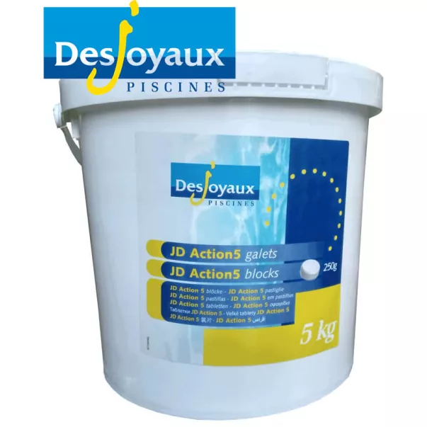 Desjoyaux JD Action хлор 5в1, 250г, 5 кг