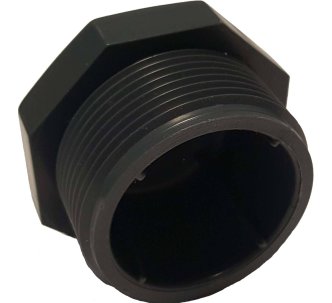 Заглушка ПВХ різьбове зовнішнє різьблення 1/2