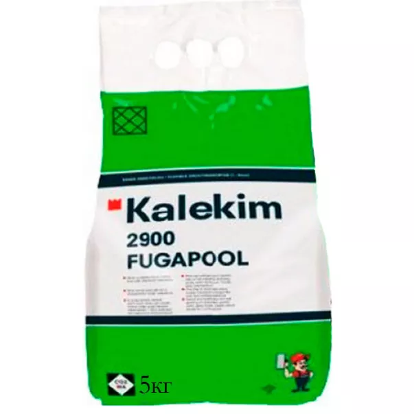 Kalekim Fugapool 2900 затирка для басейнів і турецьких лазень вологостійка 5 кг