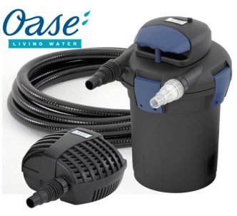 Oase BioPress Set 4000 фильтрационная установка для пруда комбинированная с ультрафиолетовой лампой 7 Вт