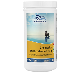 Chemoform Multitab хлор тривалої дії 4 в 1 в таблетках (20г) 1 кг