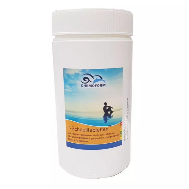 Chemoform T-Schnelltabletten шок хлор у таблетках 20г 1 кг - Фото №2