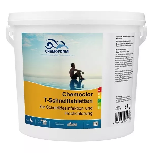 Chemoform T-Schnelltabletten шок хлор у таблетках 20г 5 кг
