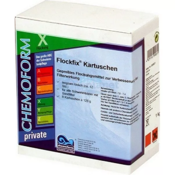 Chemoform Flockfix Kartushen коагулянт у картушах (8х125 г) 1 кг