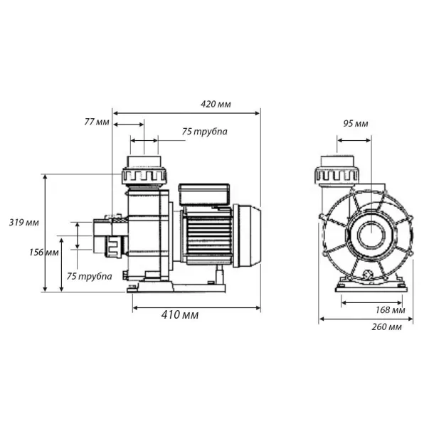 Насос IML New BCC 550T 86 м³/час, 4,7 кВт, 400 В - Фото №8