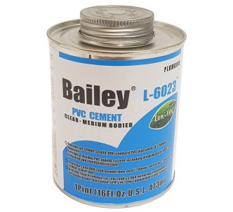 Bailey L-6023 клей для труб ПВХ 237 мл