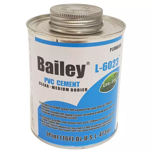 Bailey L-6023 клей для труб ПВХ 946 мл
