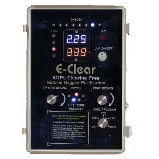 E-Clear MKX/CFSI-150 система дезинфекции бассейна на основе активного кислорода и ионизации до 150 м3 (Cu/Ag) - Фото №17