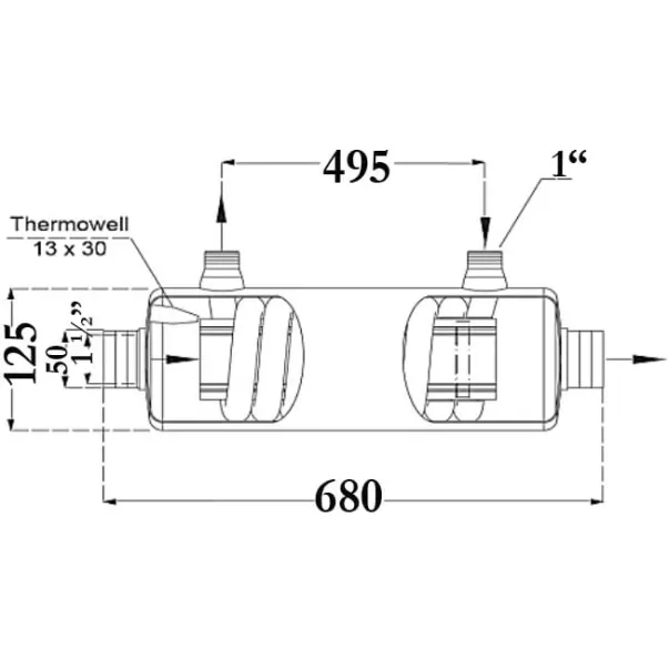 Maxdapra D-NWT-VA 18 23 кВт спиральный теплообменник низкотемпературный - Фото №3
