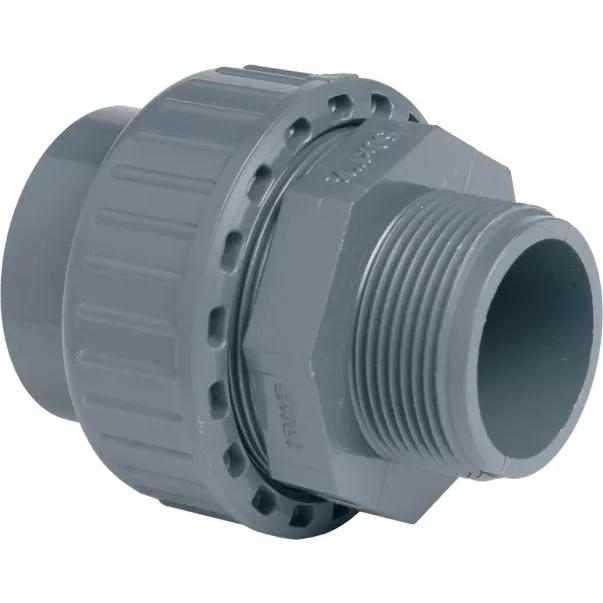 EFFAST муфта розбірна перехідна із зовнішнім різьбленням PVC-U d50x2