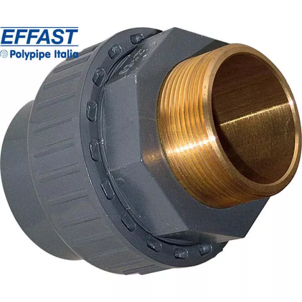 HР EFFAST RGRBND025C муфта розбірна перехідна з зовнішньою різьбою PVC-U d25x3 / 4 