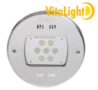Fitstar VitaLight White 40100020 DC 24В 21 LED светодиодный прожектор для бассейна без ниши