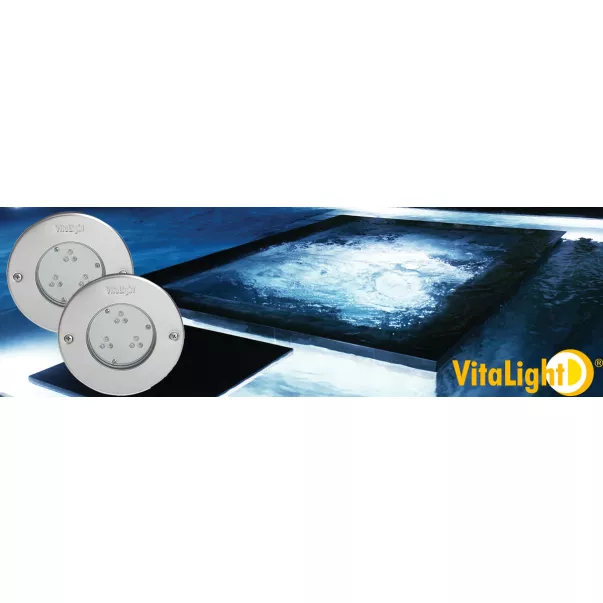 Fitstar LED 8/4 POWER White світлодіодний міні прожектор для басейну без ніші - Фото №3