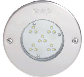 Fitstar VitaLight White 40200020 15 LED світлодіодний міні прожектор для басейну без ніші