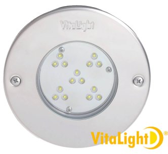 Fitstar VitaLight RGB15 LED светодиодный мини прожектор для бассейна без ниши