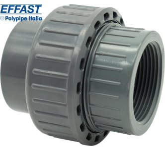 EFFAST муфта розбірна перехідна з внутрішнім різьбленням PVC-U d25x3/4