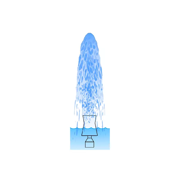 AcquaSource Cascade Jet CJ-125 насадка для фонтану Каскад 1 1/4 