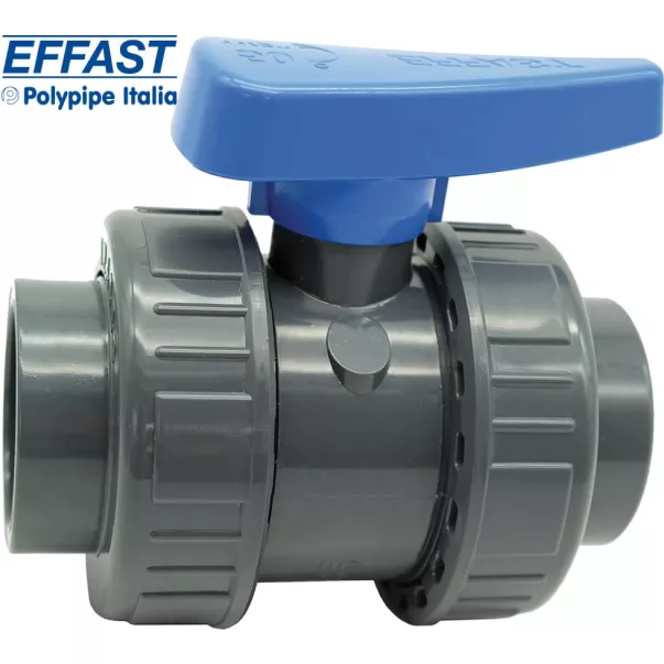 HР EFFAST BDRBVD0500 кран кульовий PVC-U d50 - Фото №2
