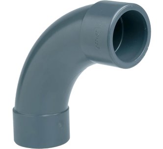 EFFAST відведення плавне 90° PVC-U d40