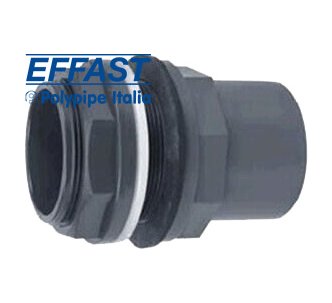 EFFAST RERAKE020C проход клеевой с уплотнительным кольцом PVC-U d20х25х3/4