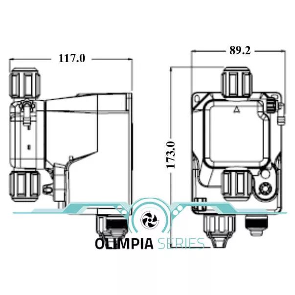 Injecta OLIMPIA OL/LF 0.6 л/год насос дозатор для басейну - Фото №8