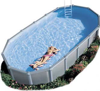 Atlantic Pools Esprit Serenada cборный бассейн 7,32*3,66 м - серый